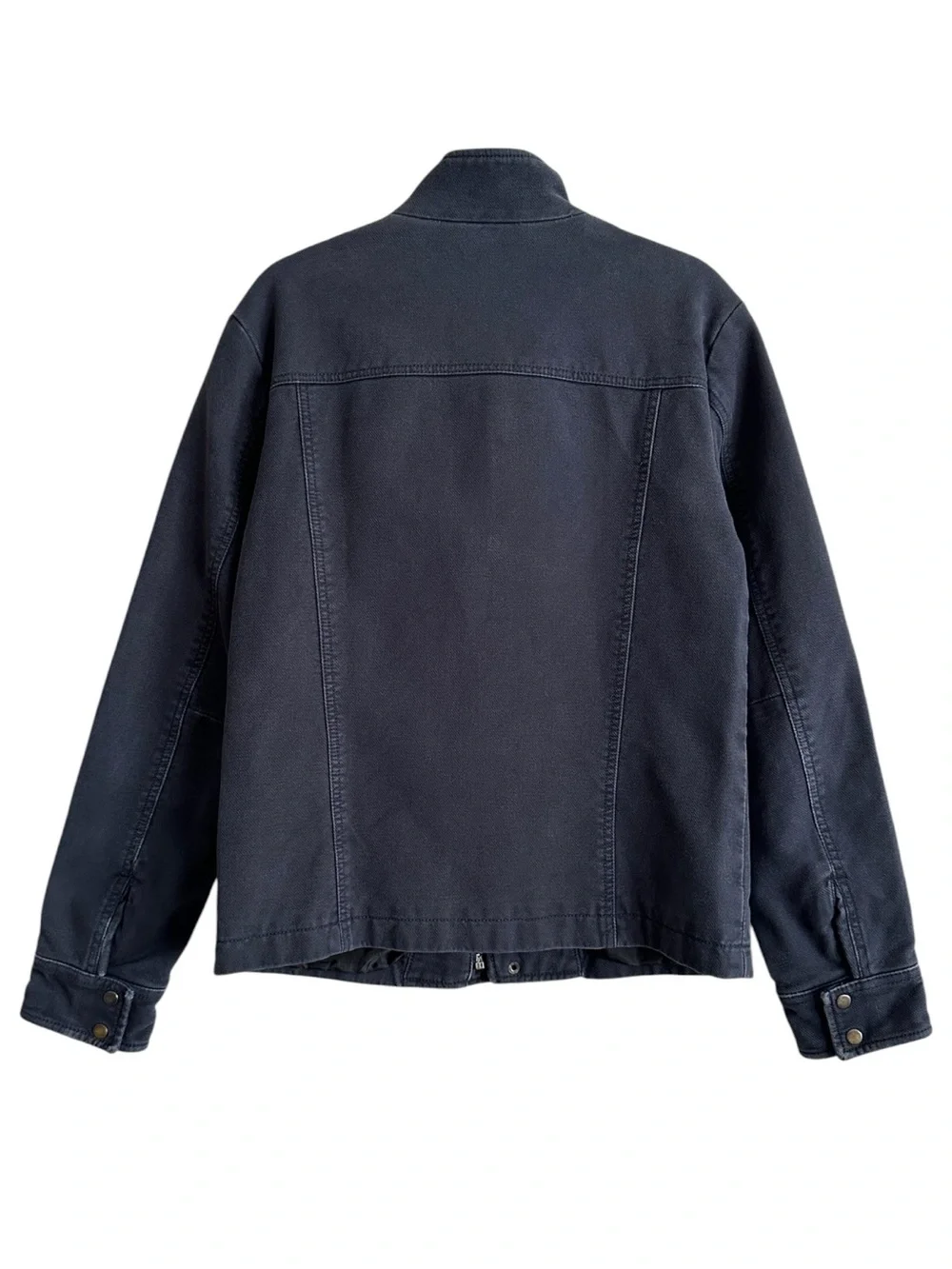 BANANA REPUBLIC Blue Deck Jacket Men’s Navy Cotton Utility Moto Size